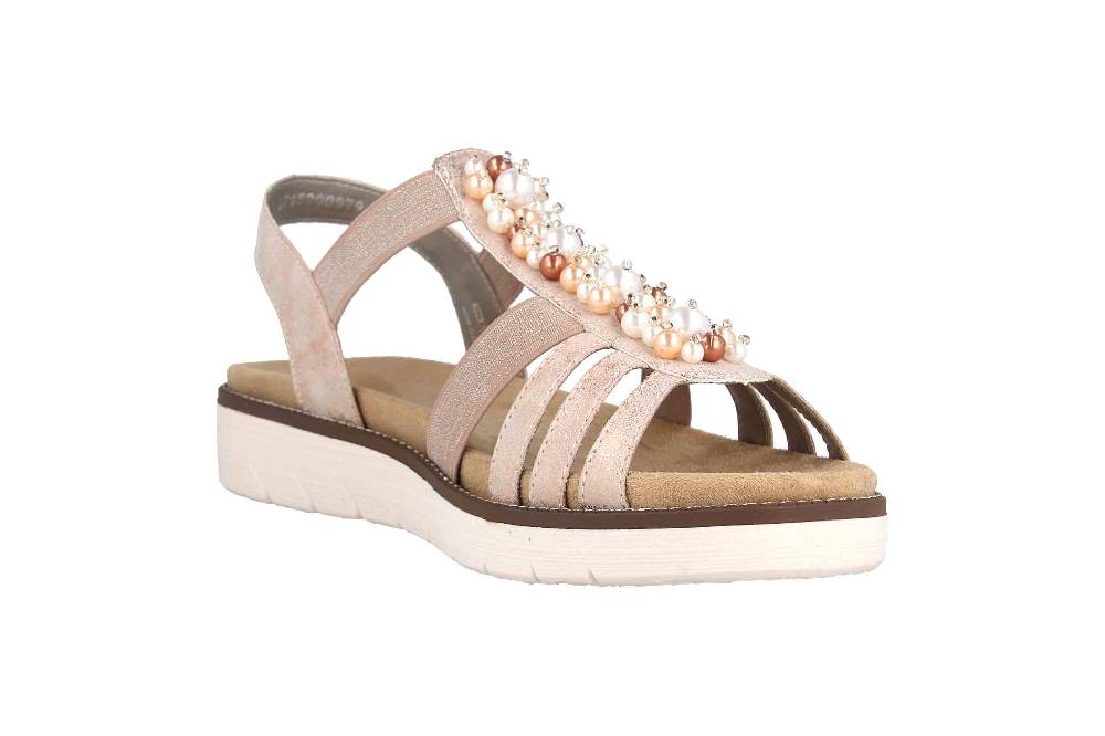 Remonte Sandalen In Übergrößen Rosa D2047-31 Große Damenschuhe