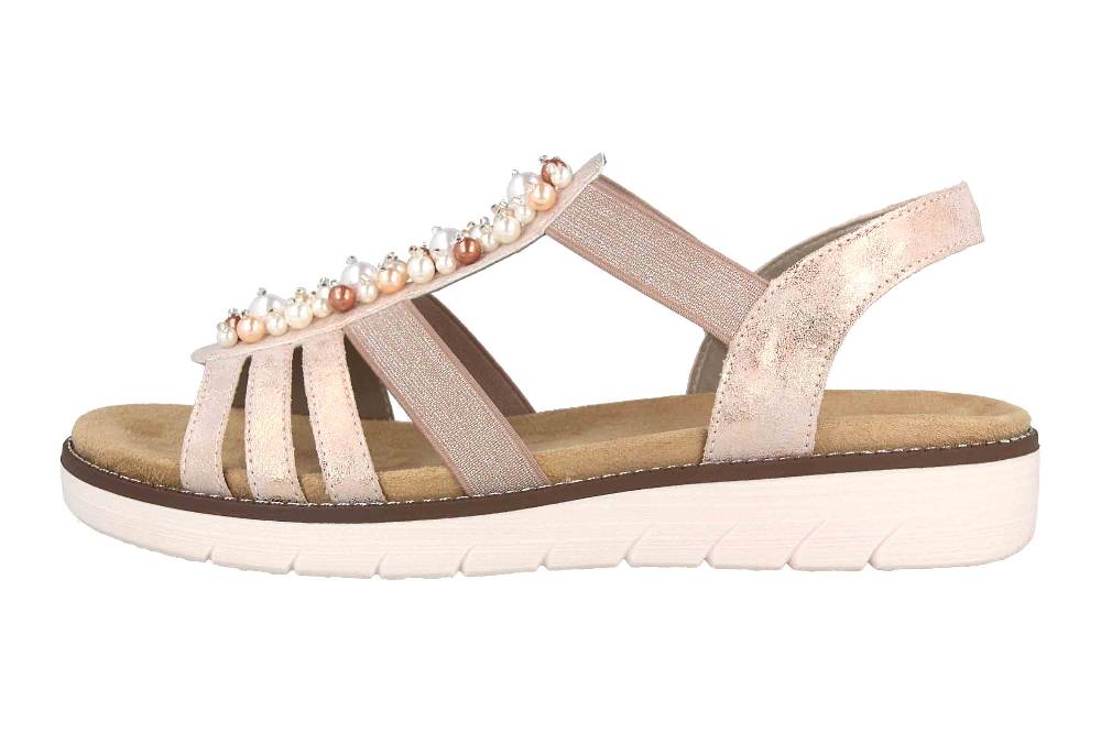 Remonte Sandalen in Übergrößen Rosa D2047-31 große Damenschuhe