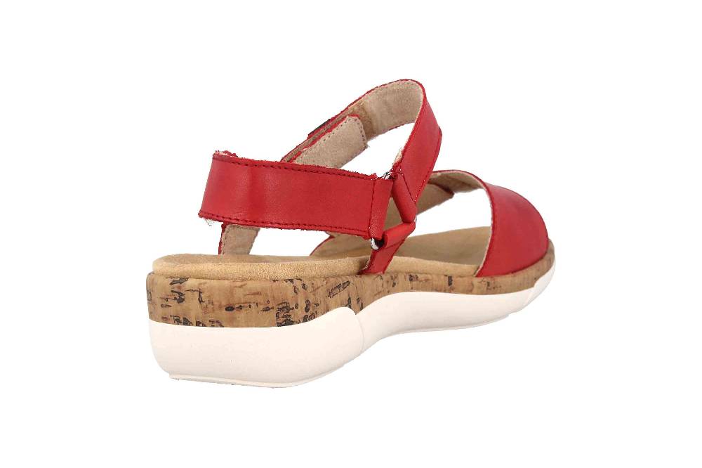 Remonte Sandalen In Übergrößen Rot R6855-33 Große Damenschuhe