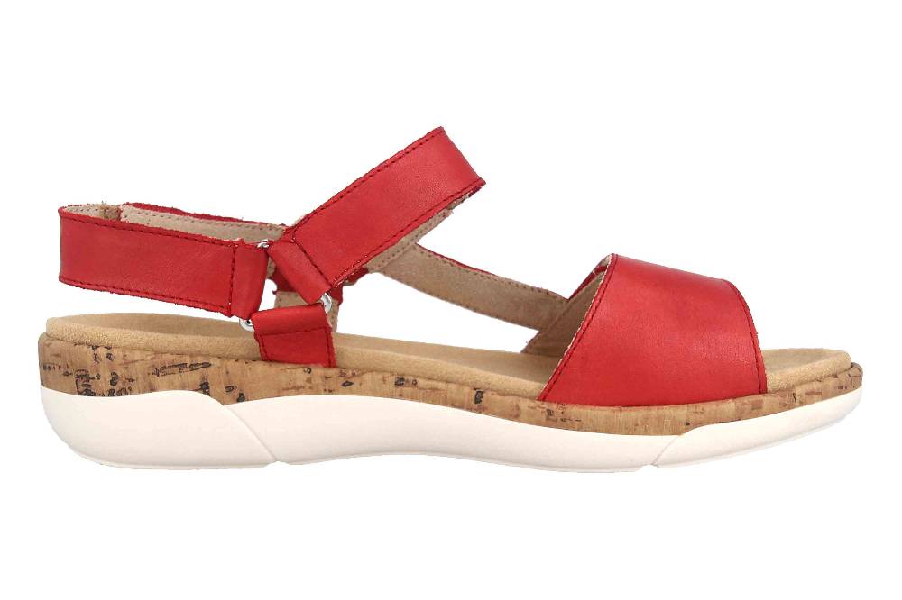 Remonte Sandalen In Übergrößen Rot R6855-33 Große Damenschuhe