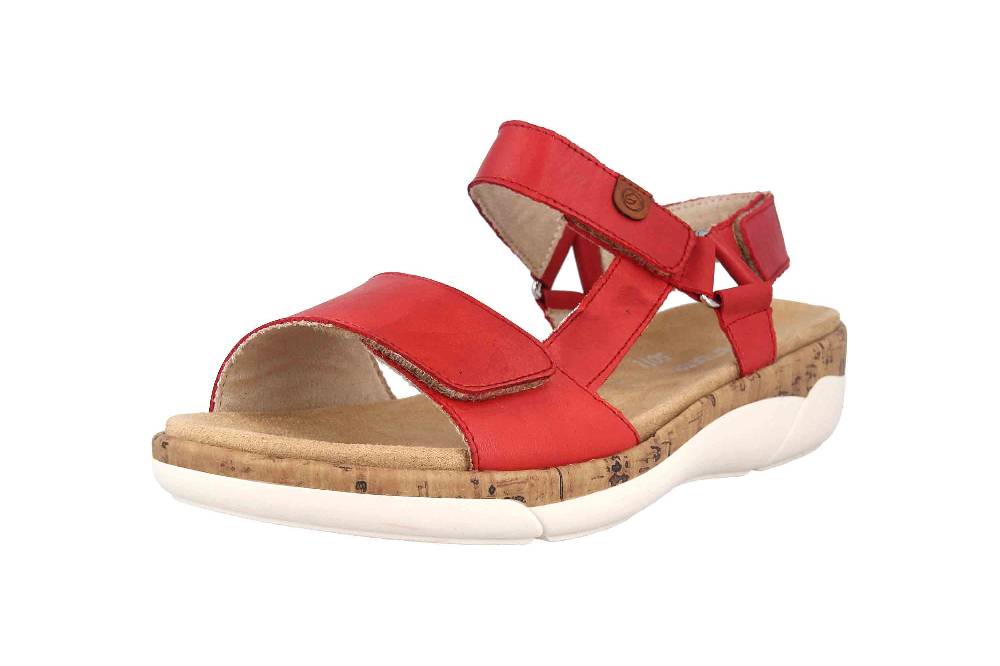 Remonte Sandalen In Übergrößen Rot R6855-33 Große Damenschuhe
