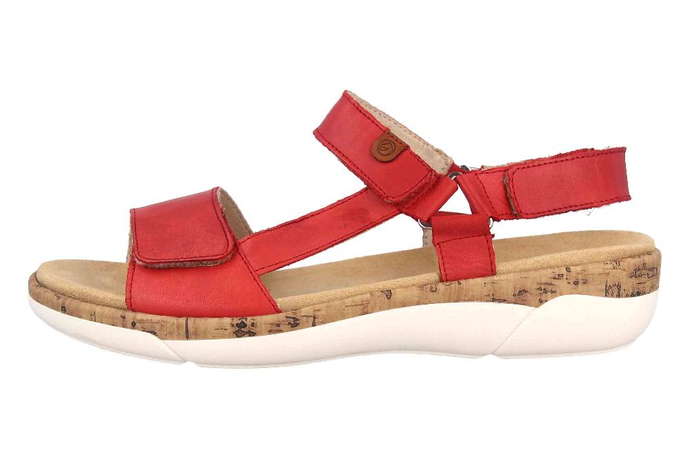 Remonte Sandalen In Übergrößen Rot R6855-33 Große Damenschuhe