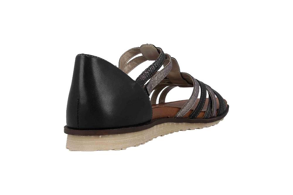 Remonte Sandalen In Übergrößen Schwarz R2756-02 Große Damenschuhe
