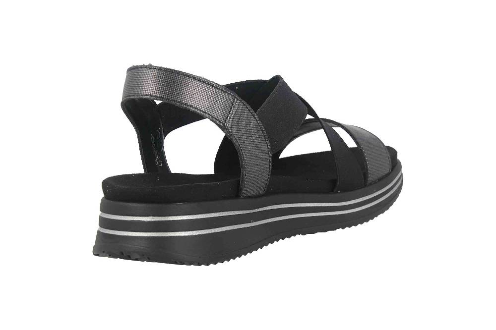 Remonte Sandalen In Übergrößen Schwarz R2954-01 Große Damenschuhe