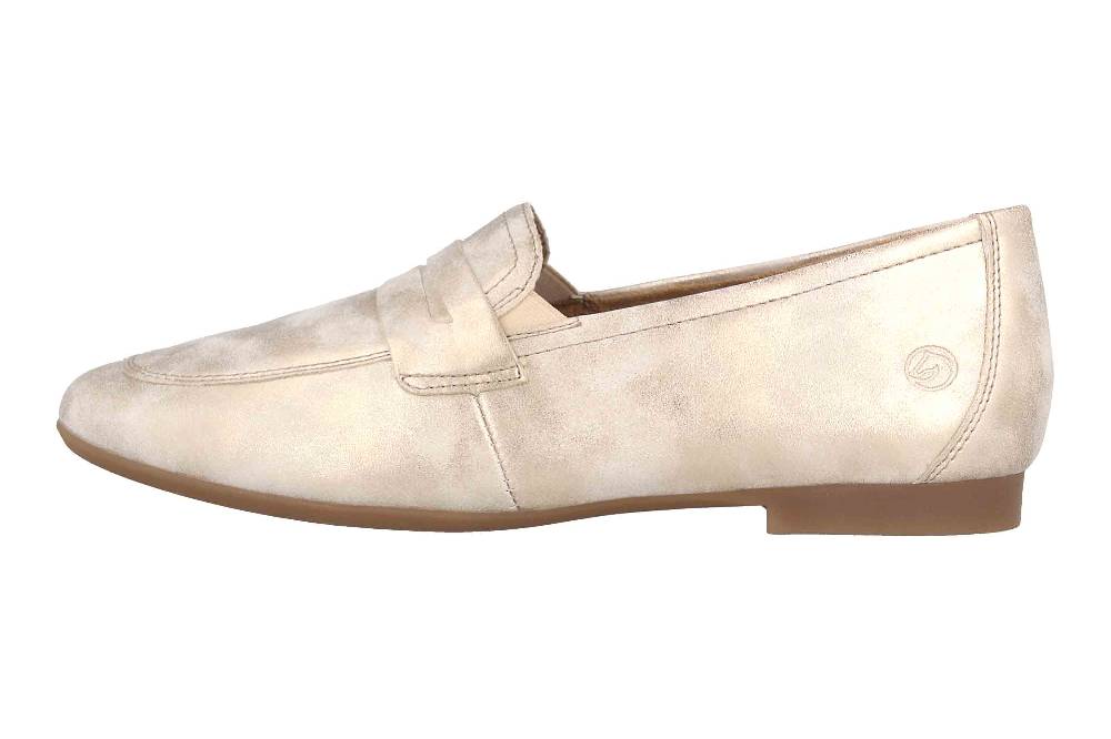 Remonte Slipper in Übergrößen Beige D0K02-60 große Damenschuhe