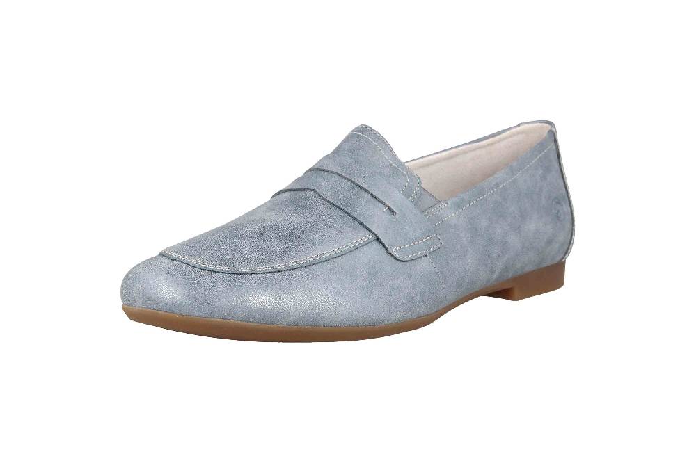 Remonte Slipper In Übergrößen Blau D0K02-12 Große Damenschuhe