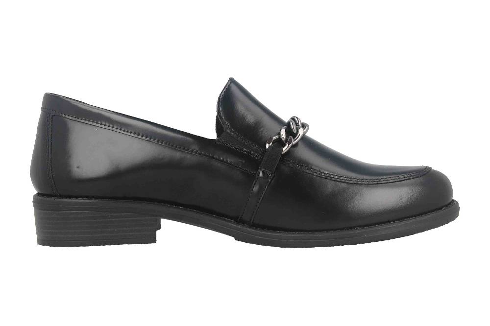 Remonte Slipper In Übergrößen Schwarz D0F03-01 Große Damenschuhe