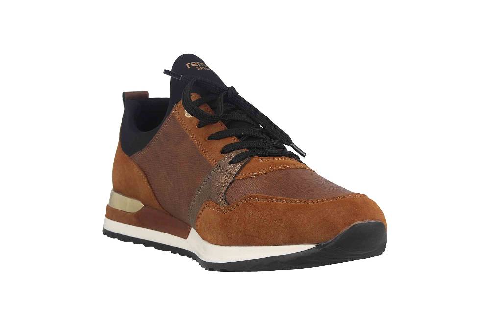 Remonte Sneaker In Übergrößen Braun R2549-24 Große Damenschuhe