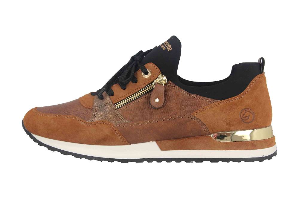 Remonte Sneaker in Übergrößen Braun R2549-24 große Damenschuhe