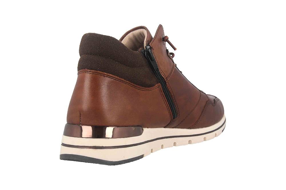Remonte Sneaker In Übergrößen Braun R6771-22 Große Damenschuhe