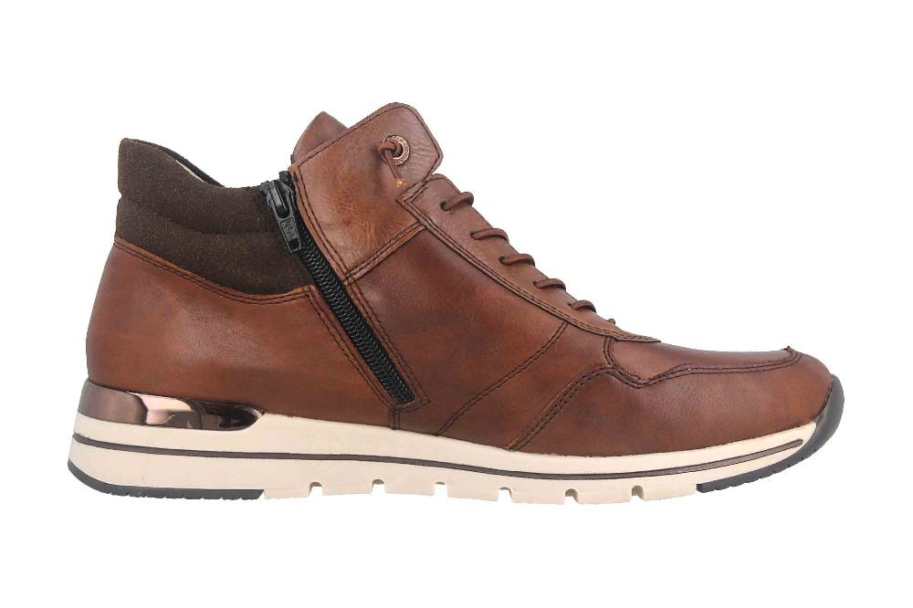 Remonte Sneaker In Übergrößen Braun R6771-22 Große Damenschuhe