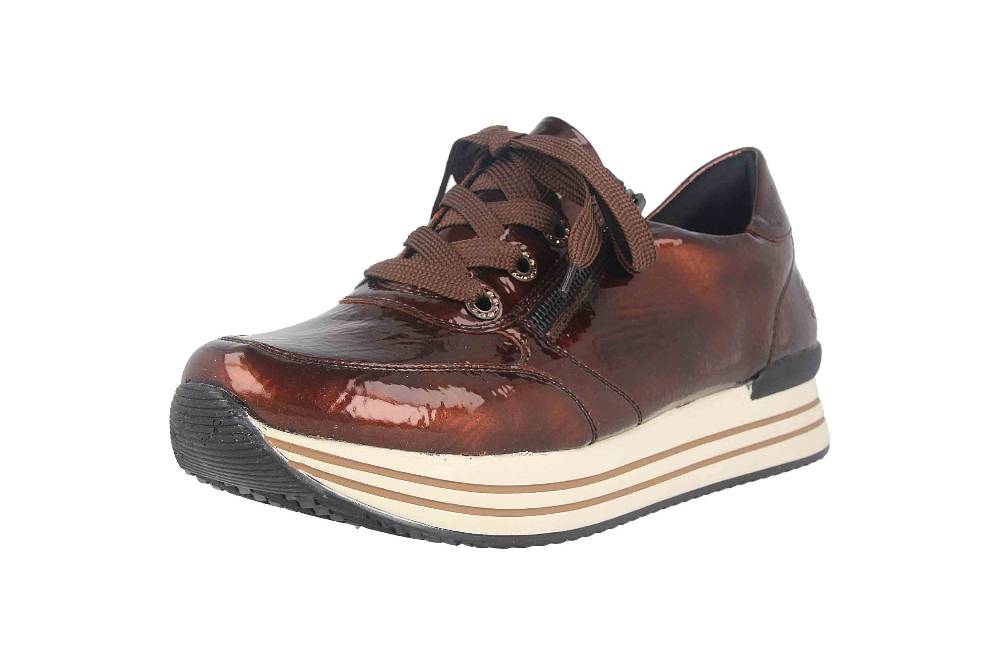 Remonte Sneaker In Übergrößen Bronze D1302-91 Große Damenschuhe