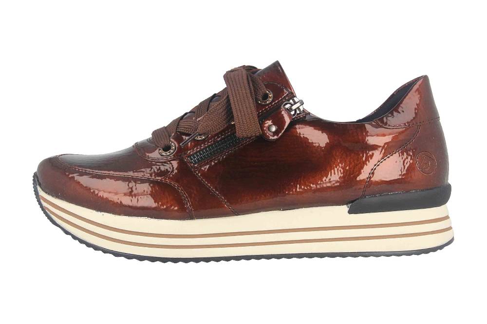 Remonte Sneaker In Übergrößen Bronze D1302-91 Große Damenschuhe