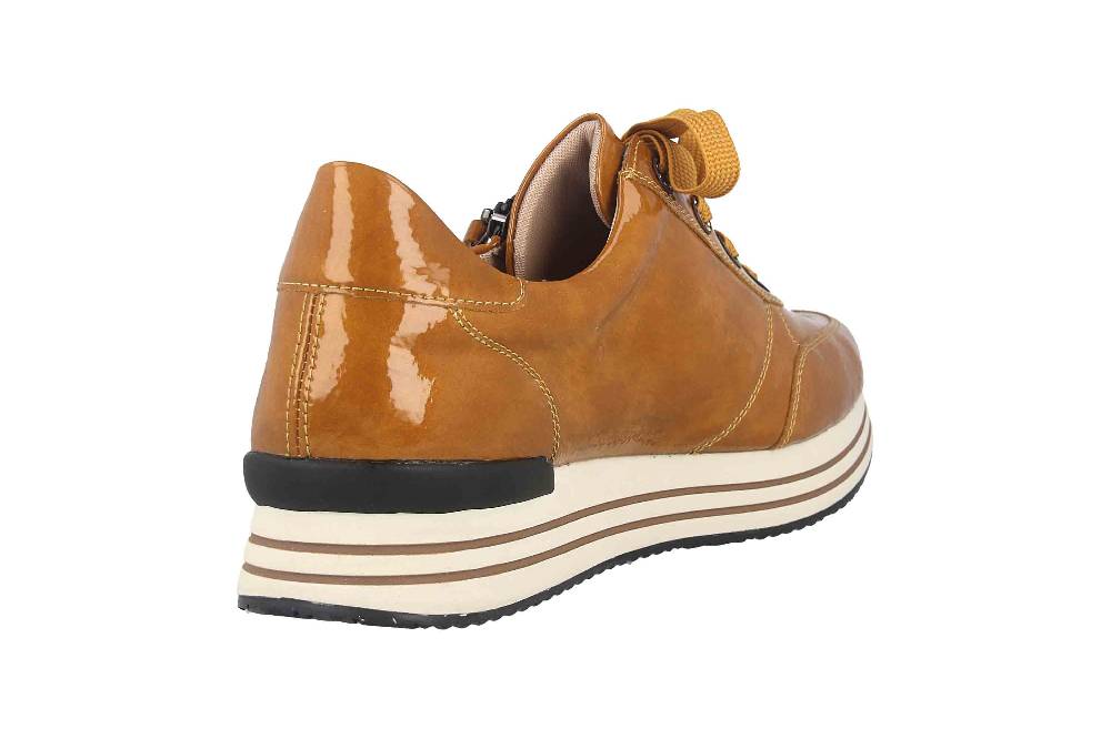 Remonte Sneaker In Übergrößen Gelb D1302-69 Große Damenschuhe