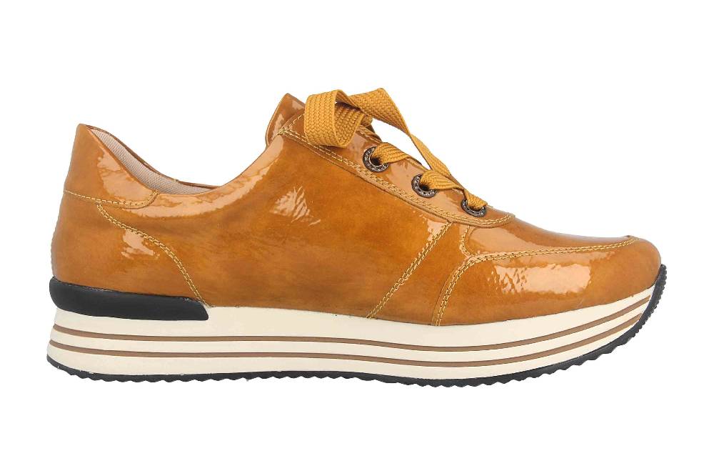 Remonte Sneaker In Übergrößen Gelb D1302-69 Große Damenschuhe
