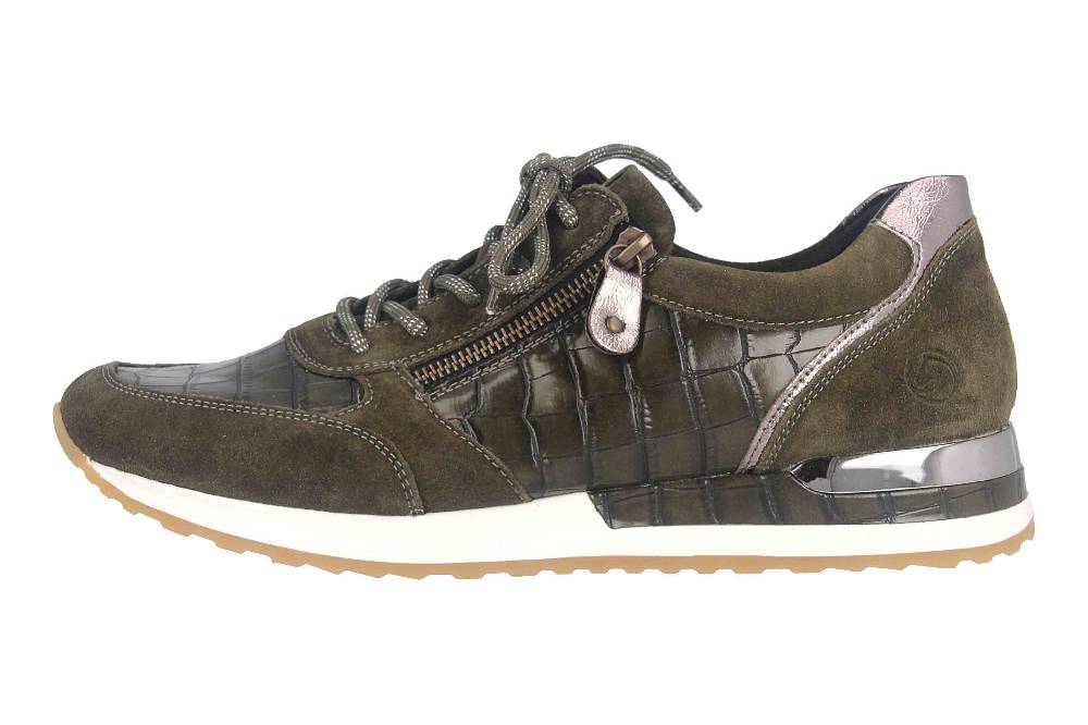 Remonte Sneaker in Übergrößen Grün R2530-54 große Damenschuhe