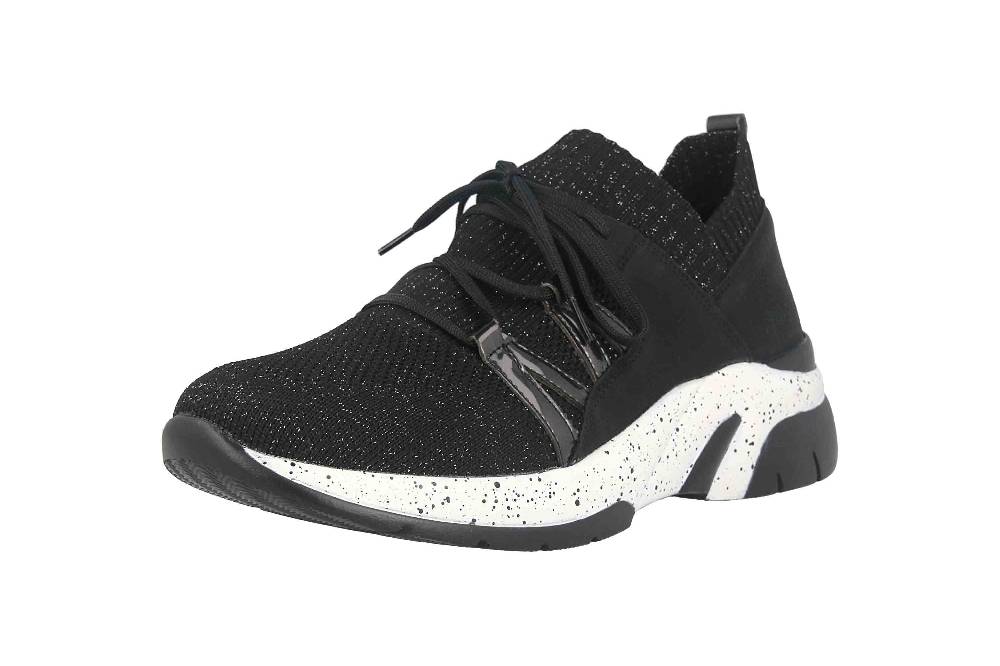 Remonte Sneaker In Übergrößen Schwarz D4106-02 Große Damenschuhe