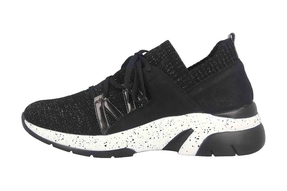 Remonte Sneaker in Übergrößen Schwarz D4106-02 große Damenschuhe