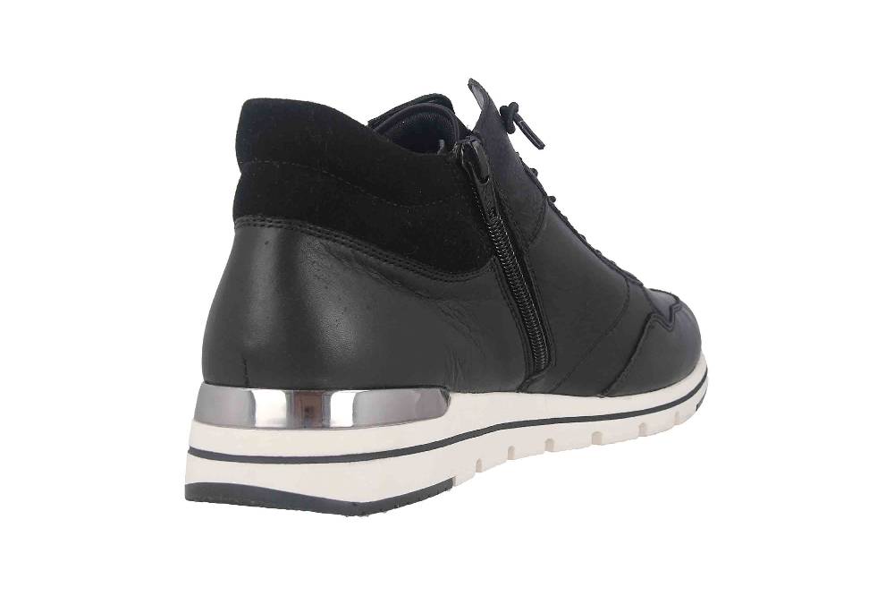 Remonte Sneaker In Übergrößen Schwarz R6771-01 Große Damenschuhe