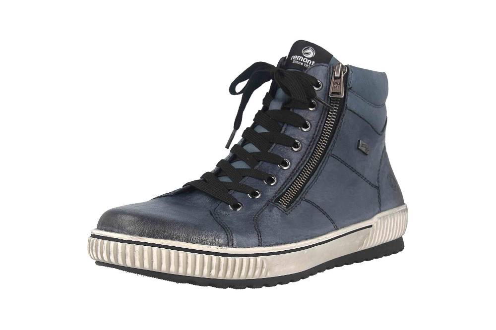 Remonte Stiefel In Übergrößen Blau D0772-14 Große Damenschuhe