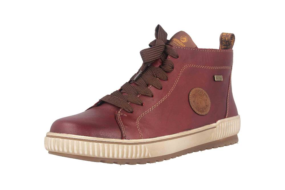 Remonte Stiefel In Übergrößen Rot D0771-35 Große Damenschuhe