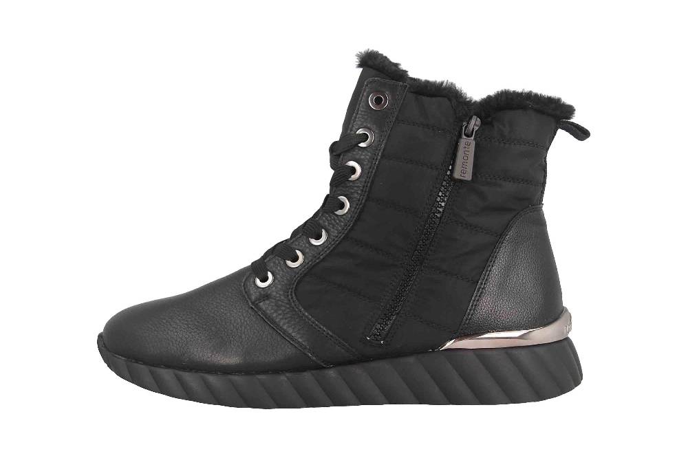 Remonte Stiefel in Übergrößen Schwarz D5973-01 große Damenschuhe