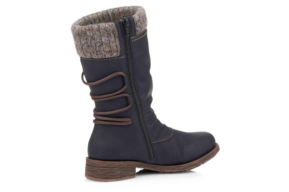 Remonte Stiefel In Übergrößen Schwarz D8070-01 Große Damenschuhe