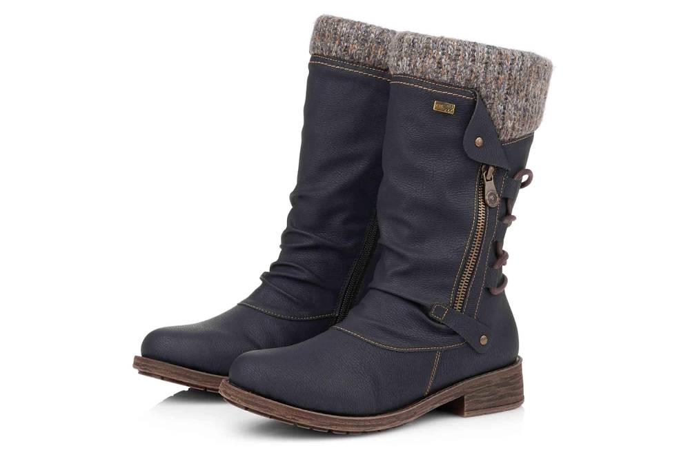 Remonte Stiefel In Übergrößen Schwarz D8070-01 Große Damenschuhe