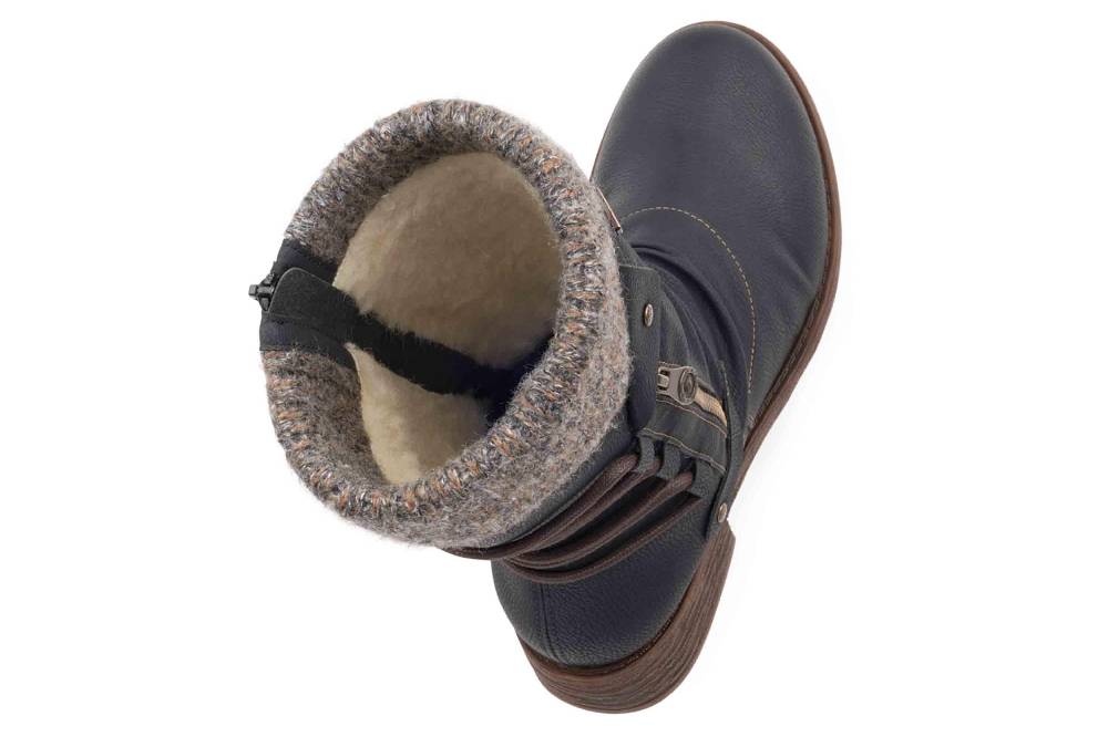 Remonte Stiefel In Übergrößen Schwarz D8070-01 Große Damenschuhe