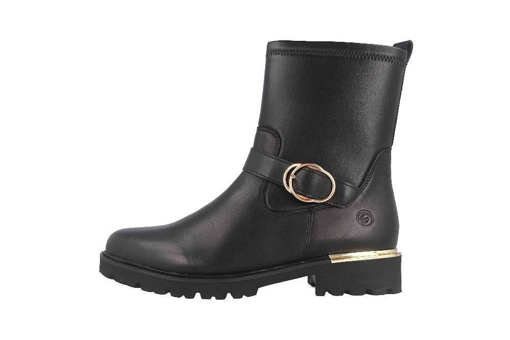 Remonte Stiefel in Übergrößen Schwarz D8666-01 große Damenschuhe