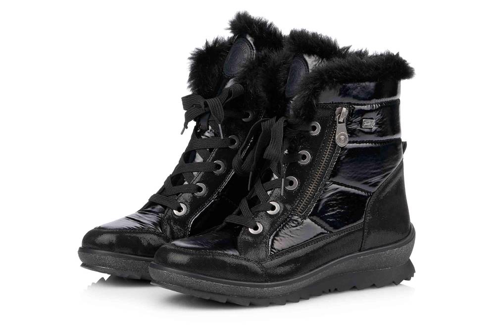 Remonte Stiefel In Übergrößen Schwarz R4384-02 Große Damenschuhe