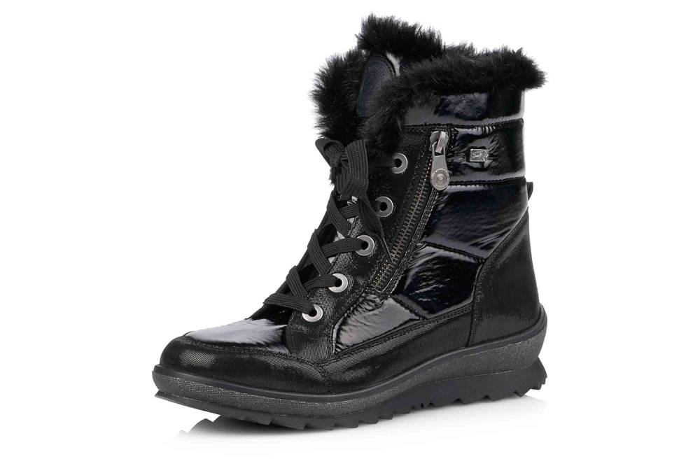Remonte Stiefel in Übergrößen Schwarz R4384-02 große Damenschuhe