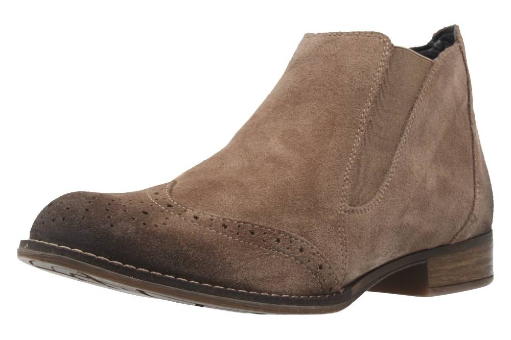Remonte Stiefeletten in Übergrößen Beige R9370-25 große Damenschuhe