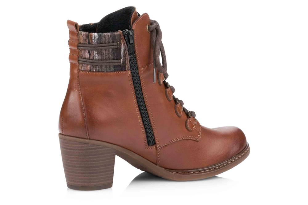 Remonte Stiefeletten In Übergrößen Braun R4673-22 Große Damenschuhe
