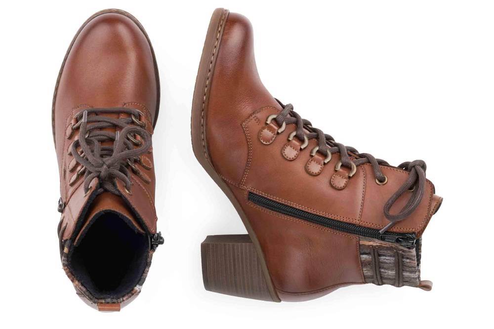 Remonte Stiefeletten In Übergrößen Braun R4673-22 Große Damenschuhe