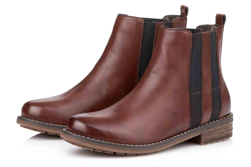 Remonte Stiefeletten In Übergrößen Braun R5074-25 Große Damenschuhe