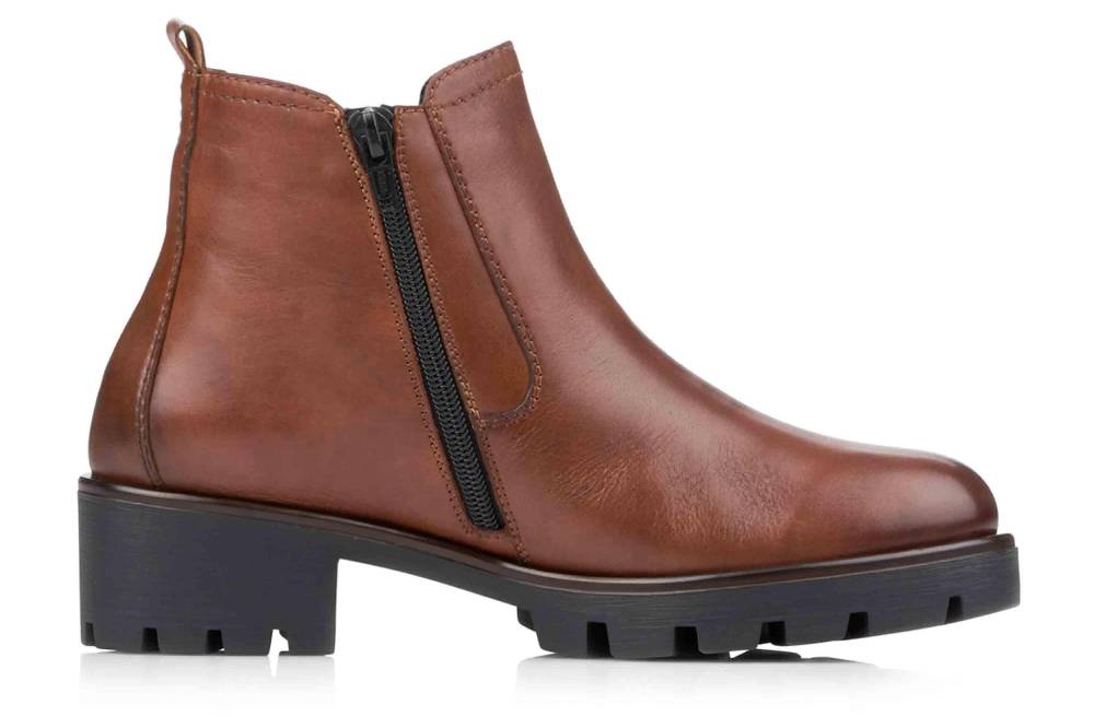 Remonte Stiefeletten In Übergrößen Braun R5377-22 Große Damenschuhe