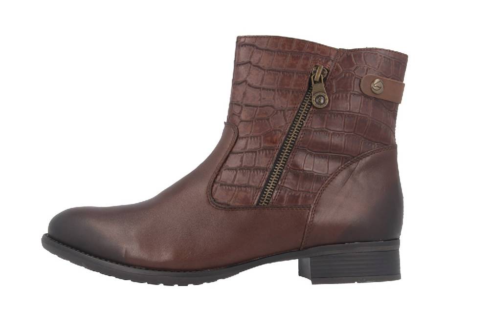 Remonte Stiefeletten In Übergrößen Braun R6468-25 Große Damenschuhe