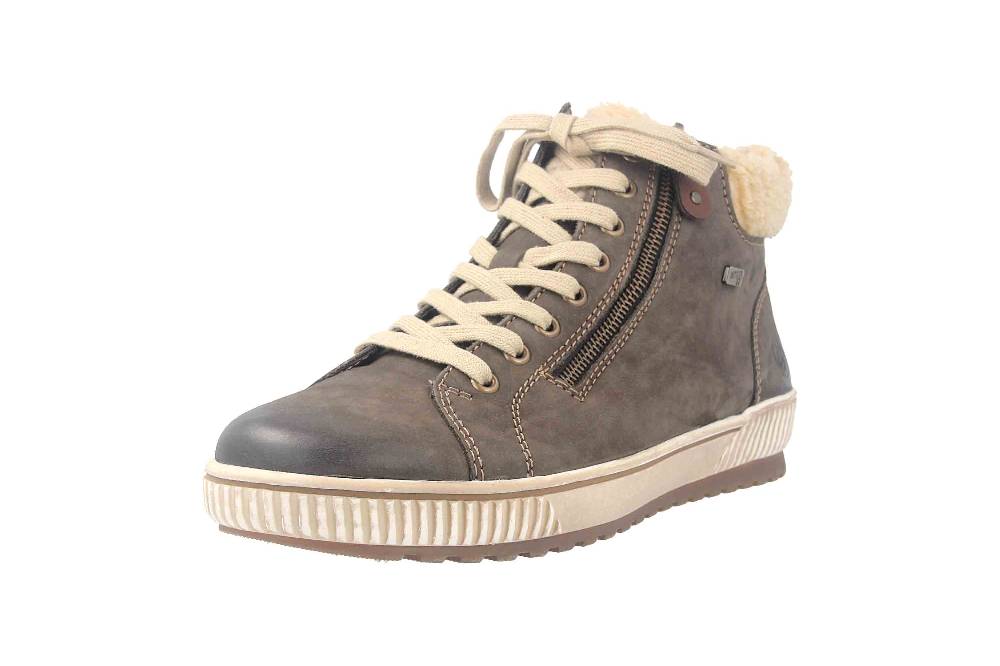 Remonte Stiefeletten In Übergrößen Grau D0770-45 Große Damenschuhe