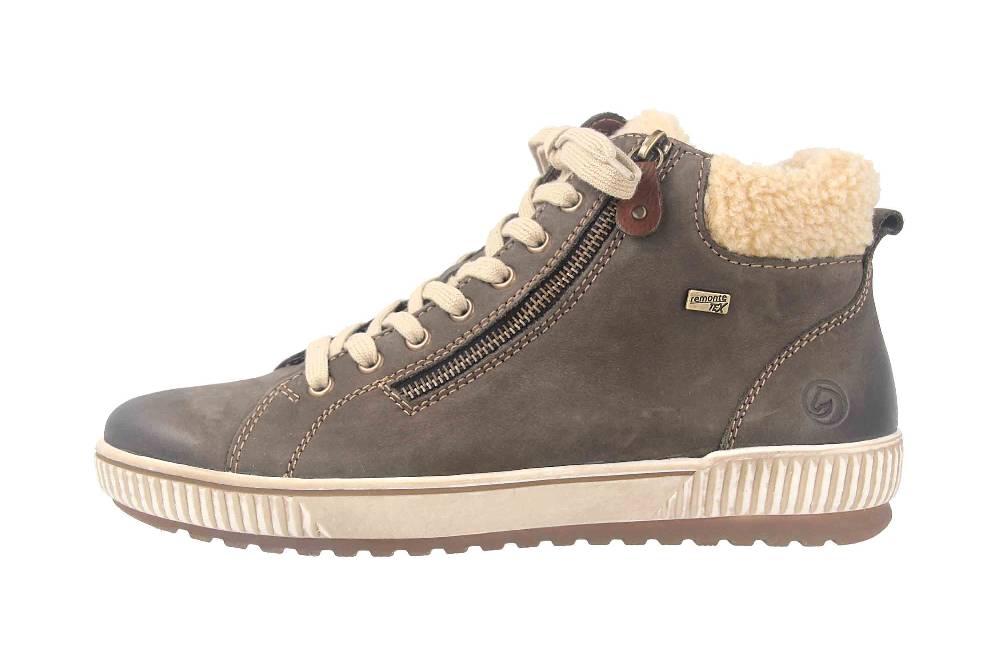 Remonte Stiefeletten in Übergrößen Grau D0770-45 große Damenschuhe