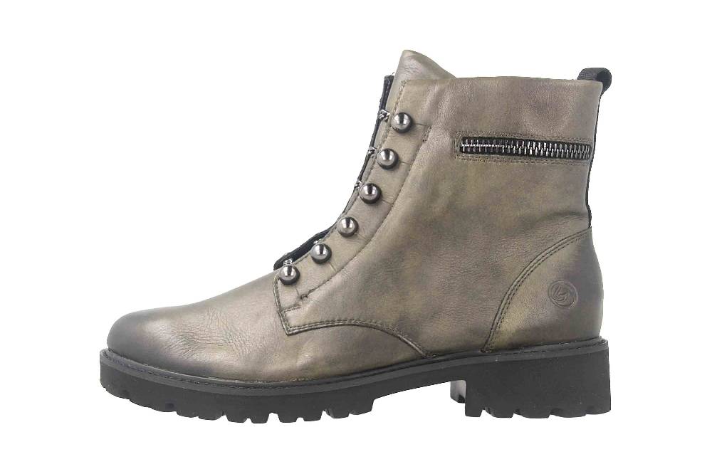 Remonte Stiefeletten in Übergrößen Grün D8670-52 große Damenschuhe