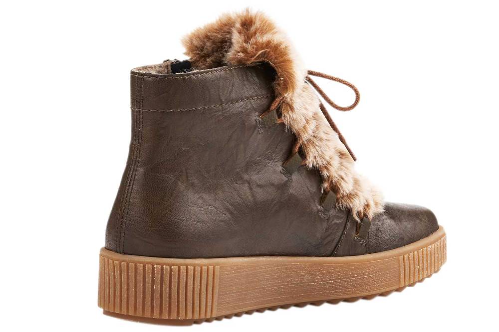 Remonte Stiefeletten In Übergrößen Grün R7981-54 Große Damenschuhe