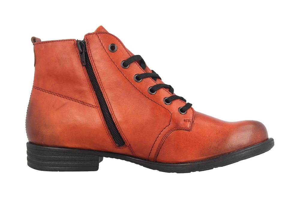 Remonte Stiefeletten In Übergrößen Rot R0983-38 Große Damenschuhe