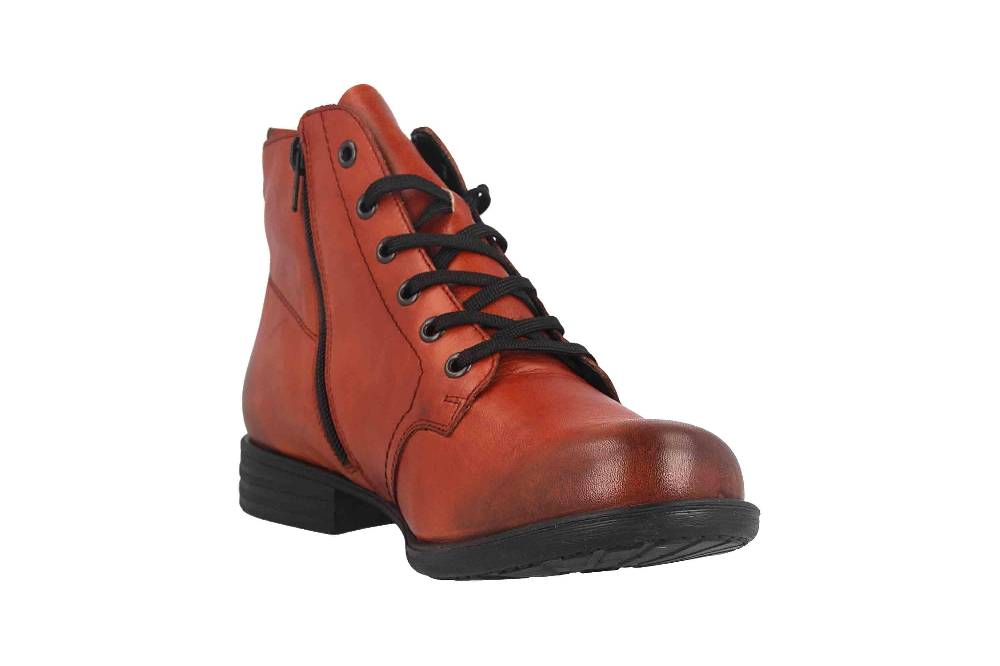 Remonte Stiefeletten In Übergrößen Rot R0983-38 Große Damenschuhe