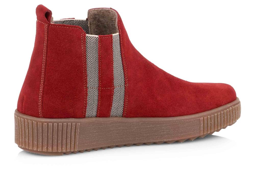 Remonte Stiefeletten In Übergrößen Rot R7989-35 Große Damenschuhe