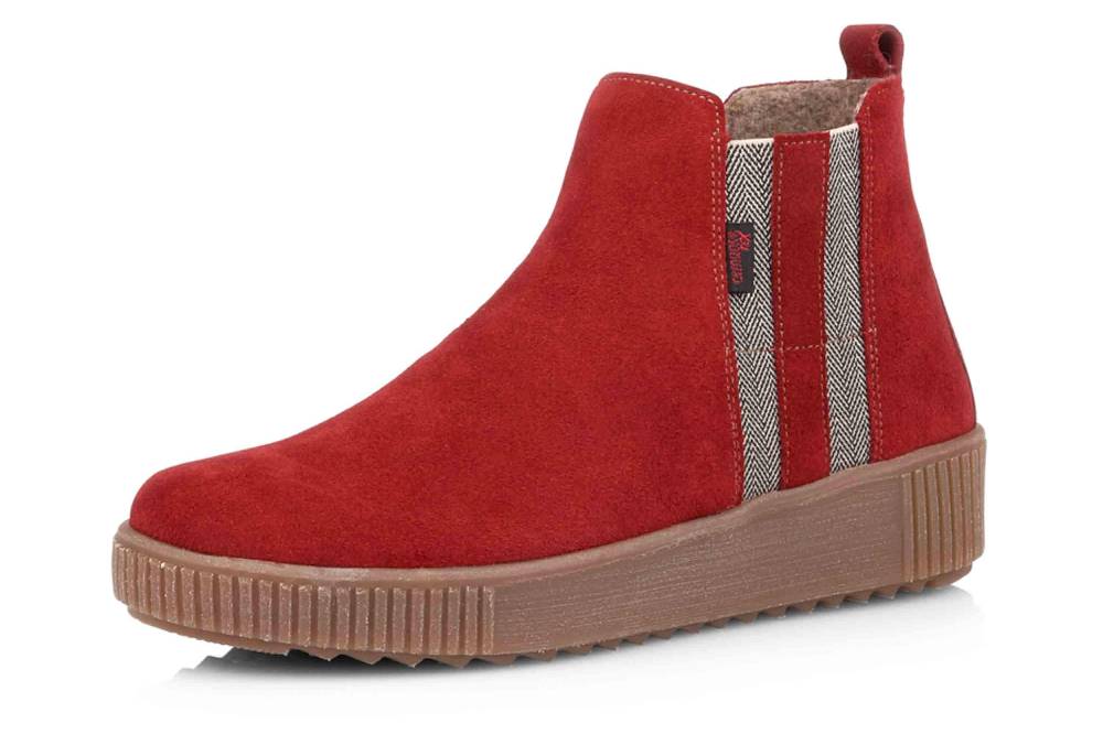 Remonte Stiefeletten In Übergrößen Rot R7989-35 Große Damenschuhe