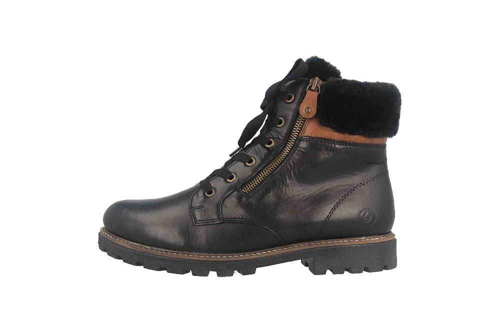 Remonte Stiefeletten in Übergrößen Schwarz D8463-01 große Damenschuhe