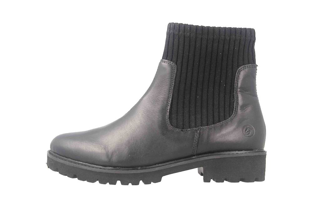 Remonte Stiefeletten in Übergrößen Schwarz D8696-01 große Damenschuhe