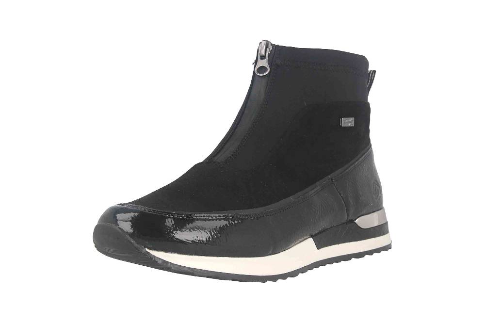 Remonte Stiefeletten In Übergrößen Schwarz R2575-02 Große Damenschuhe