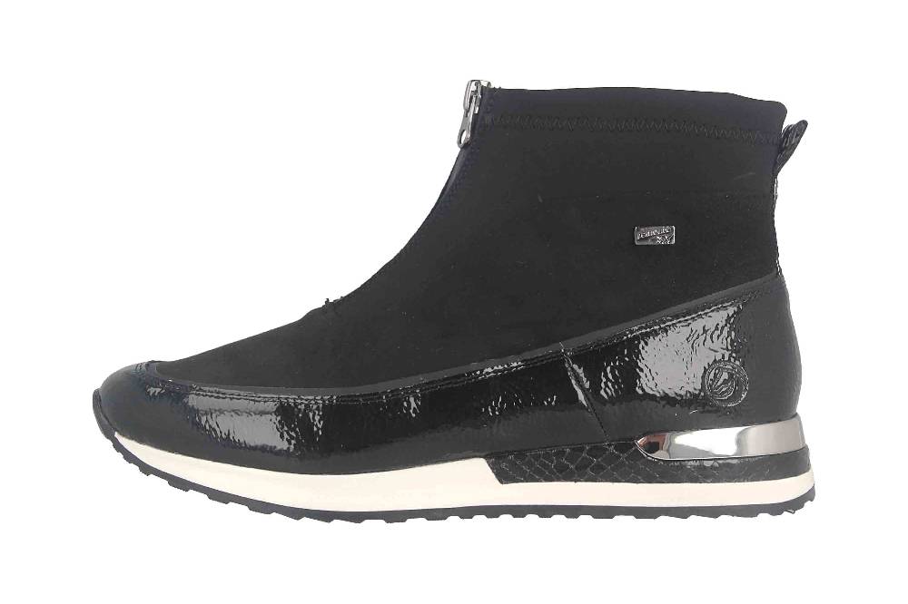 Remonte Stiefeletten In Übergrößen Schwarz R2575-02 Große Damenschuhe